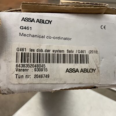 ASSA ABLOY G461 – Mekanisk dørkoordineringsskinne