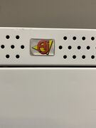 Metalskab med 4 låger