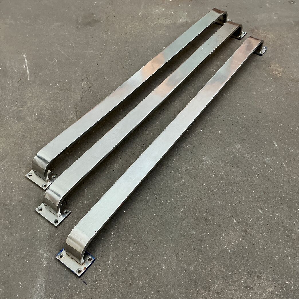 Fast stålgreb længde 81 cm