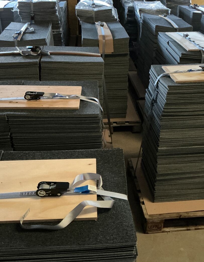 Antracitgrå Tæppefliser