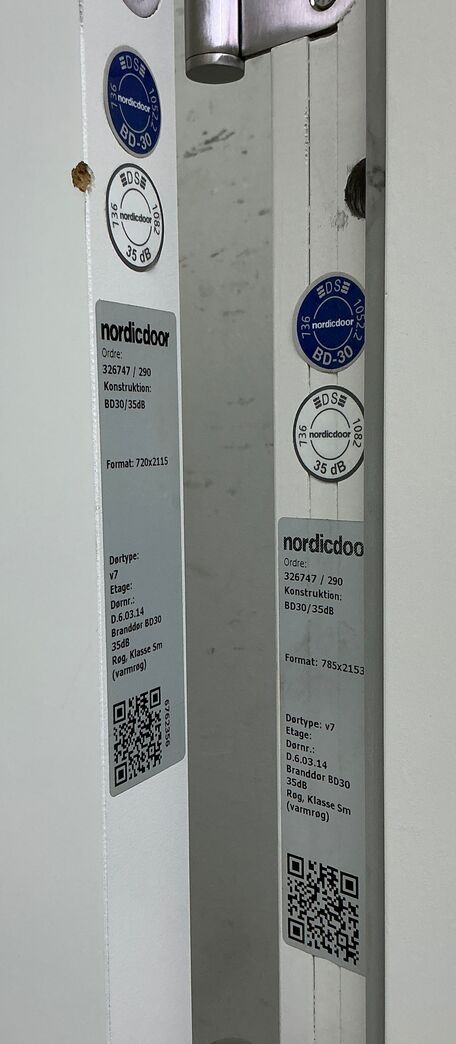 BD30/35db dør fra Nordicdoor
