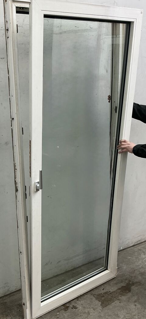 Terrassedør i plast med dreje kip, hh.