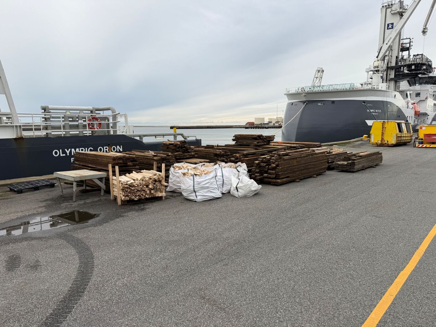 Lærketræ fra skibsdæk