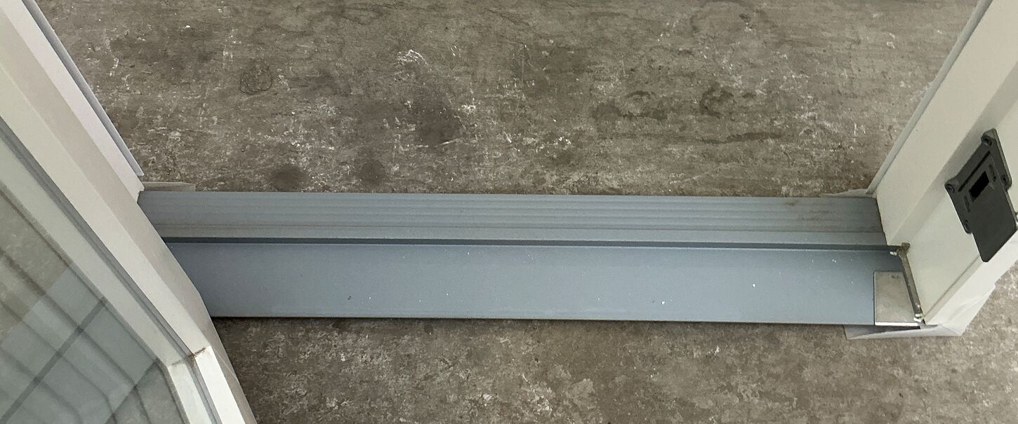 Terrassedør med karm