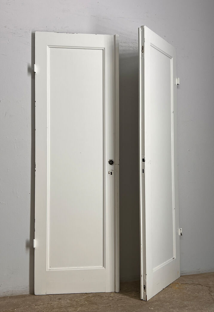 Dobbelt funkisdør med karm