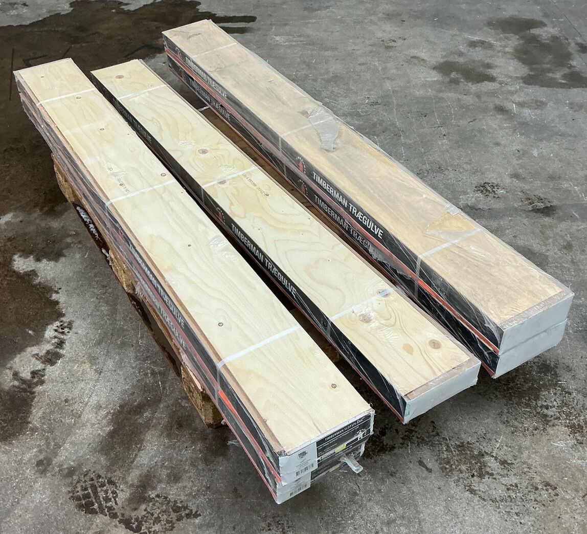 Timberman slotsplank Ask Prime Hvid 10 m2