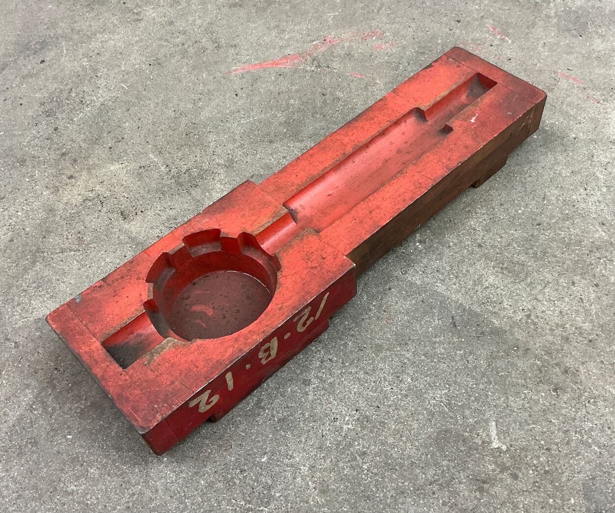 Støbeform fra Holbæk Jernstøberi