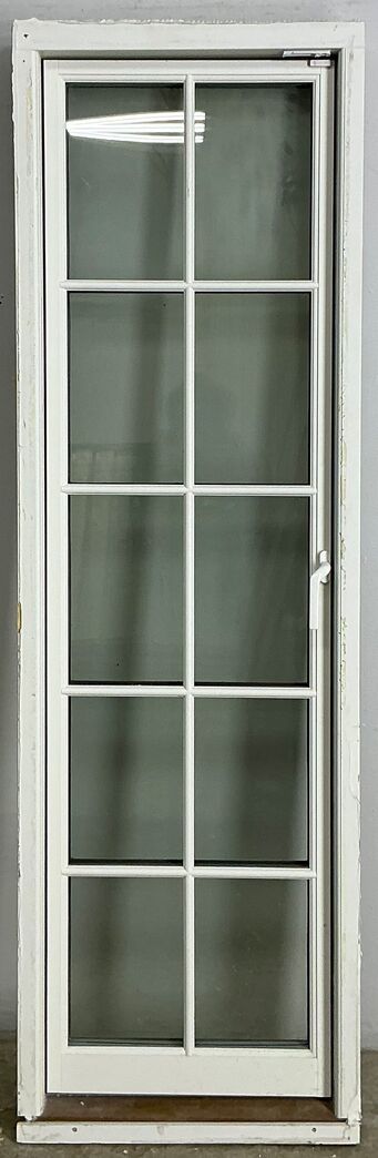 Smal terrassedør med karm