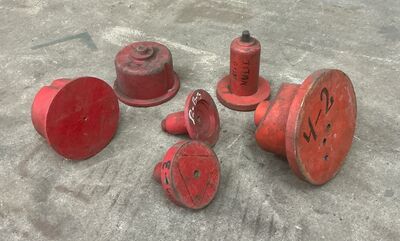 6 stk Støbeform fra Holbæk Jernstøberi