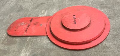 Støbeform fra Holbæk Jernstøberi