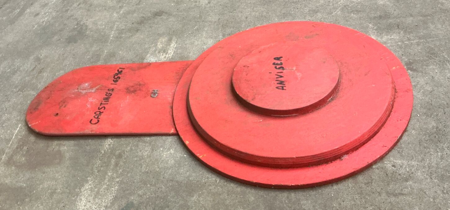 Støbeform fra Holbæk Jernstøberi