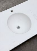 Corian bordplade med rund vask