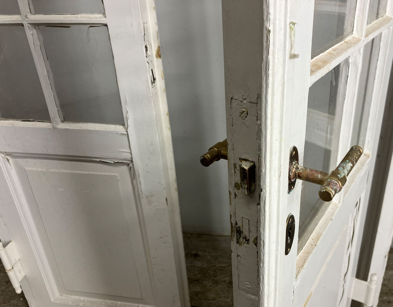 Havedørsparti med karm