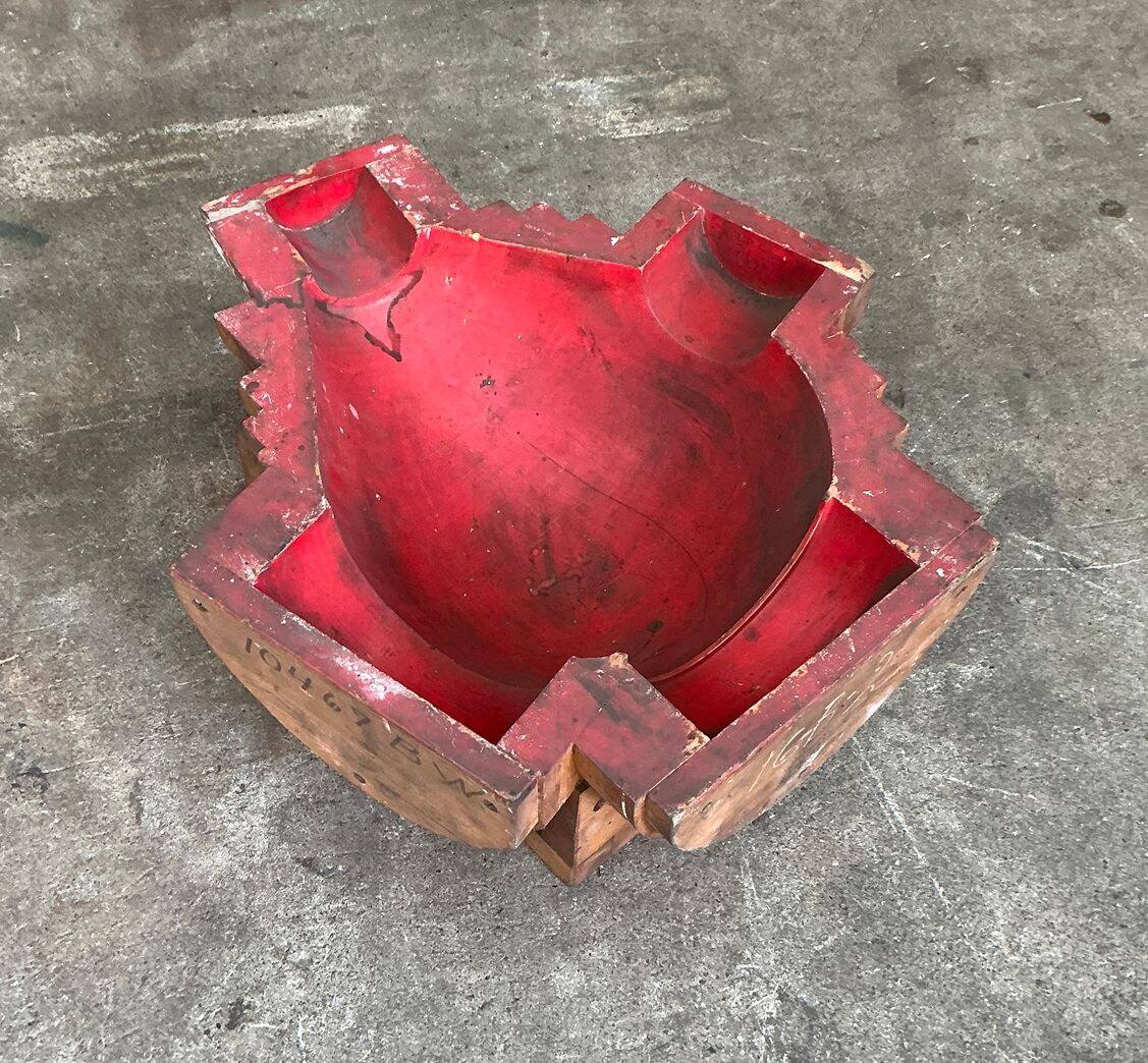 Støbeform fra Holbæk Jernstøberi