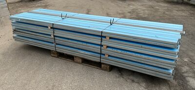 220 stk Triplan skinne med 4 mm polyethendug - 3 meter