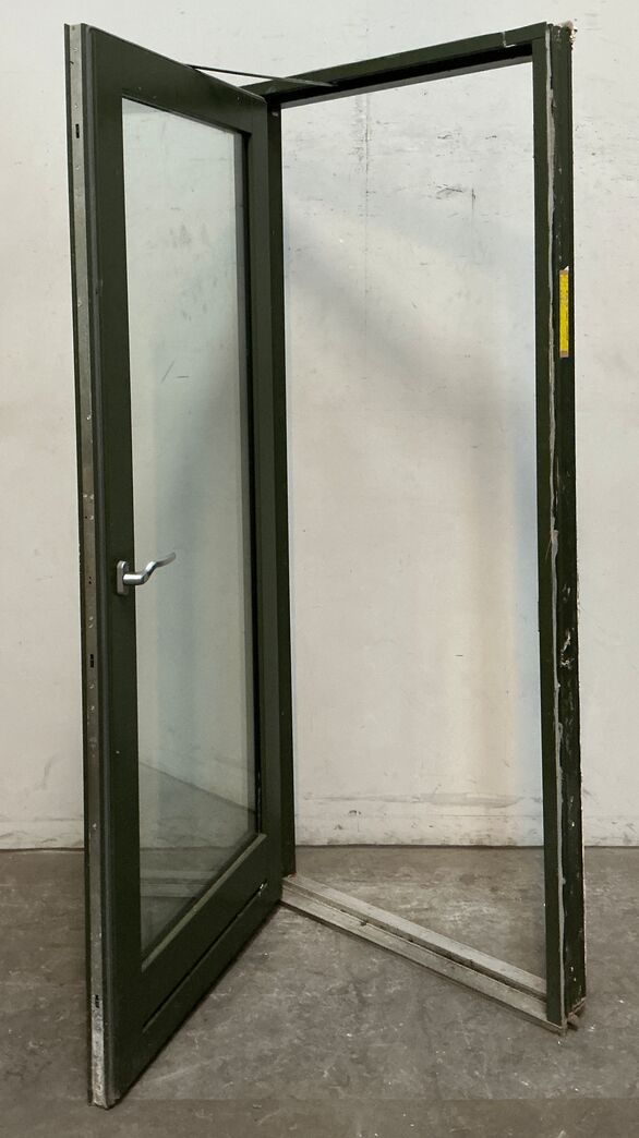 Terrassedør med alu-bund, vh