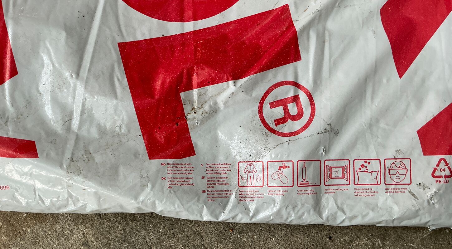 Brugt vintermåtte fra Rockwool 50x1000x3000