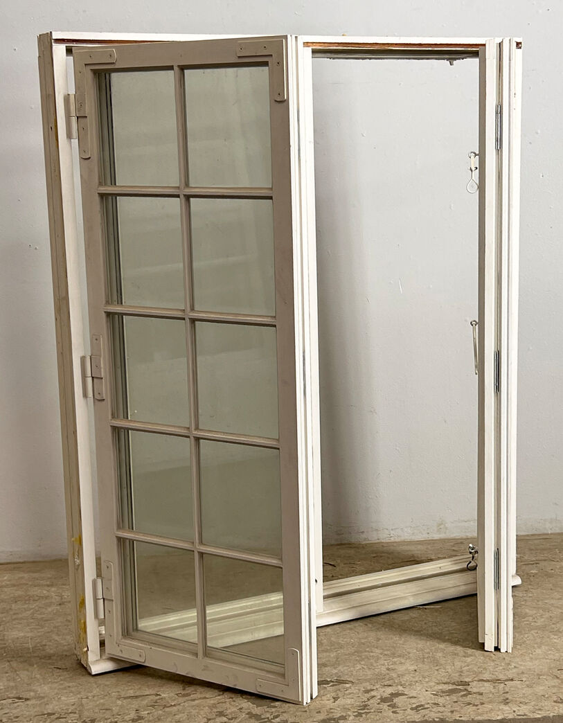 Bøjsø sprossevindue med koblede rammer