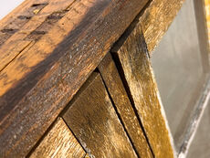 Sprossevindue i egetræ