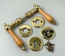 Messinggreb m. træ - natur