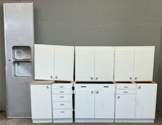 Malet komplet 60'er køkken