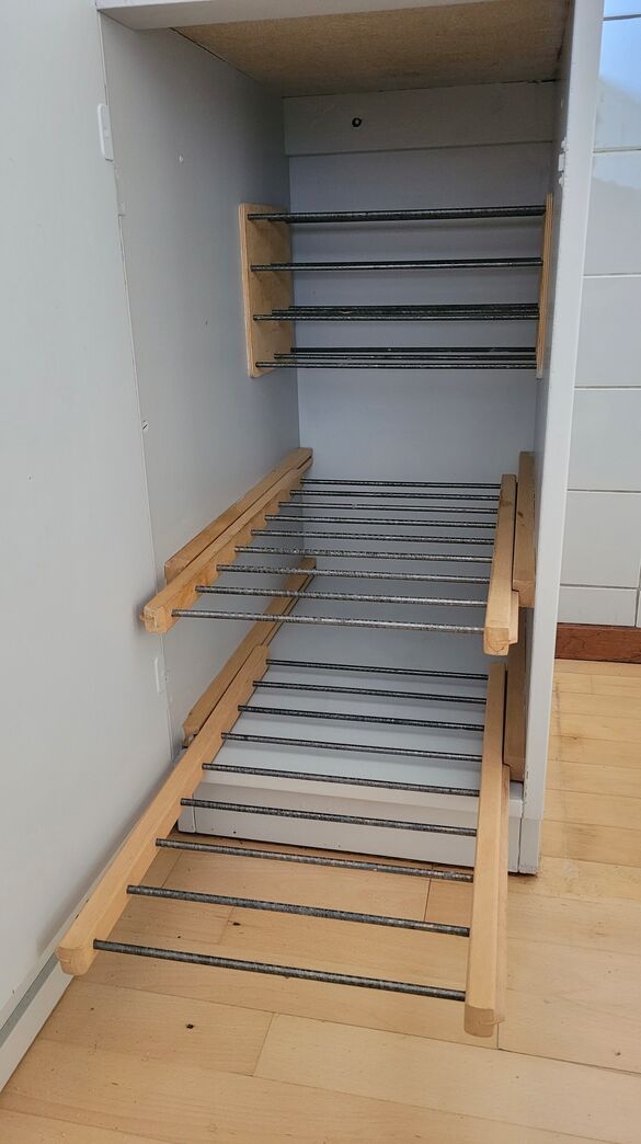 Malet komplet 60'er køkken