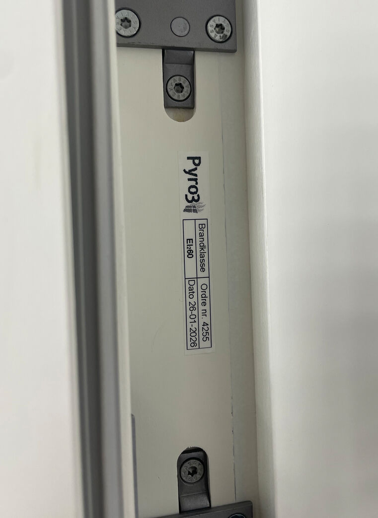 Dobbelt branddør - EI 2 60