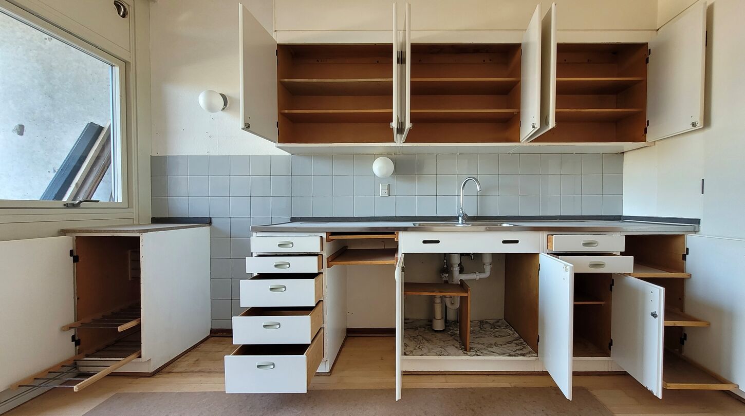 Komplet 60'er køkken, malet