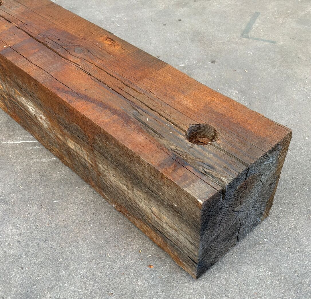 20x20 cm tømmer fra vindmølletransport 255 cm