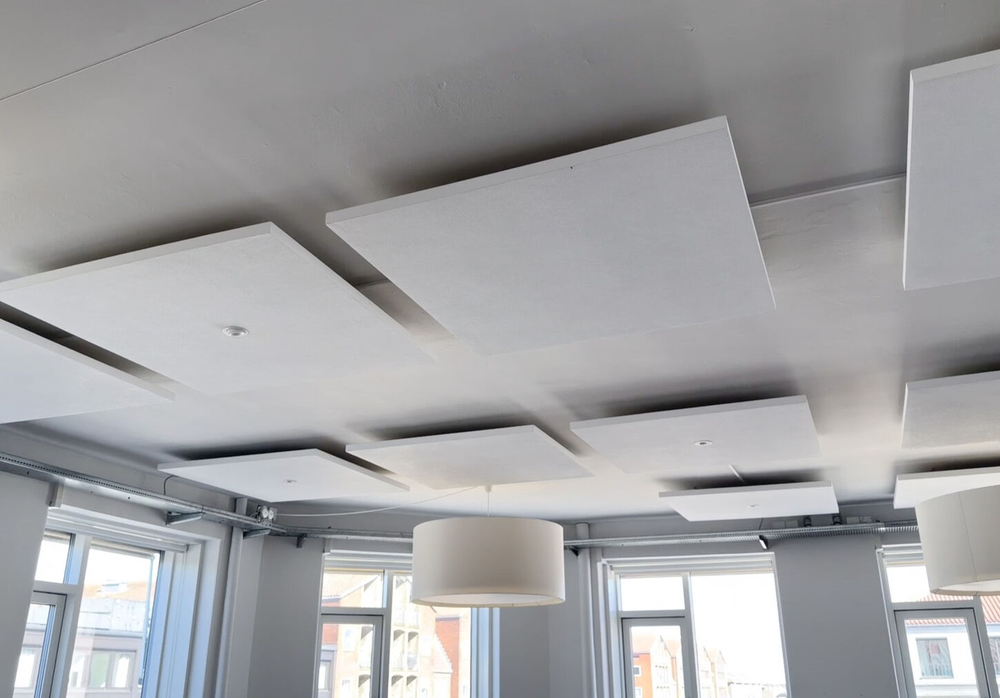 Akustikplader til loft eller væg.