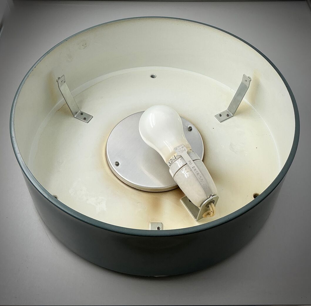 Fog og Mørup plafond lampe fra 1970 m/uoriginal skærm