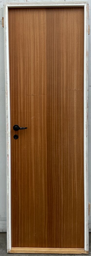 Mahognifineret dør M7 m/karm vh.