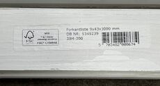 9x43 mm Forkantslister Fyr Hvid - 30 m