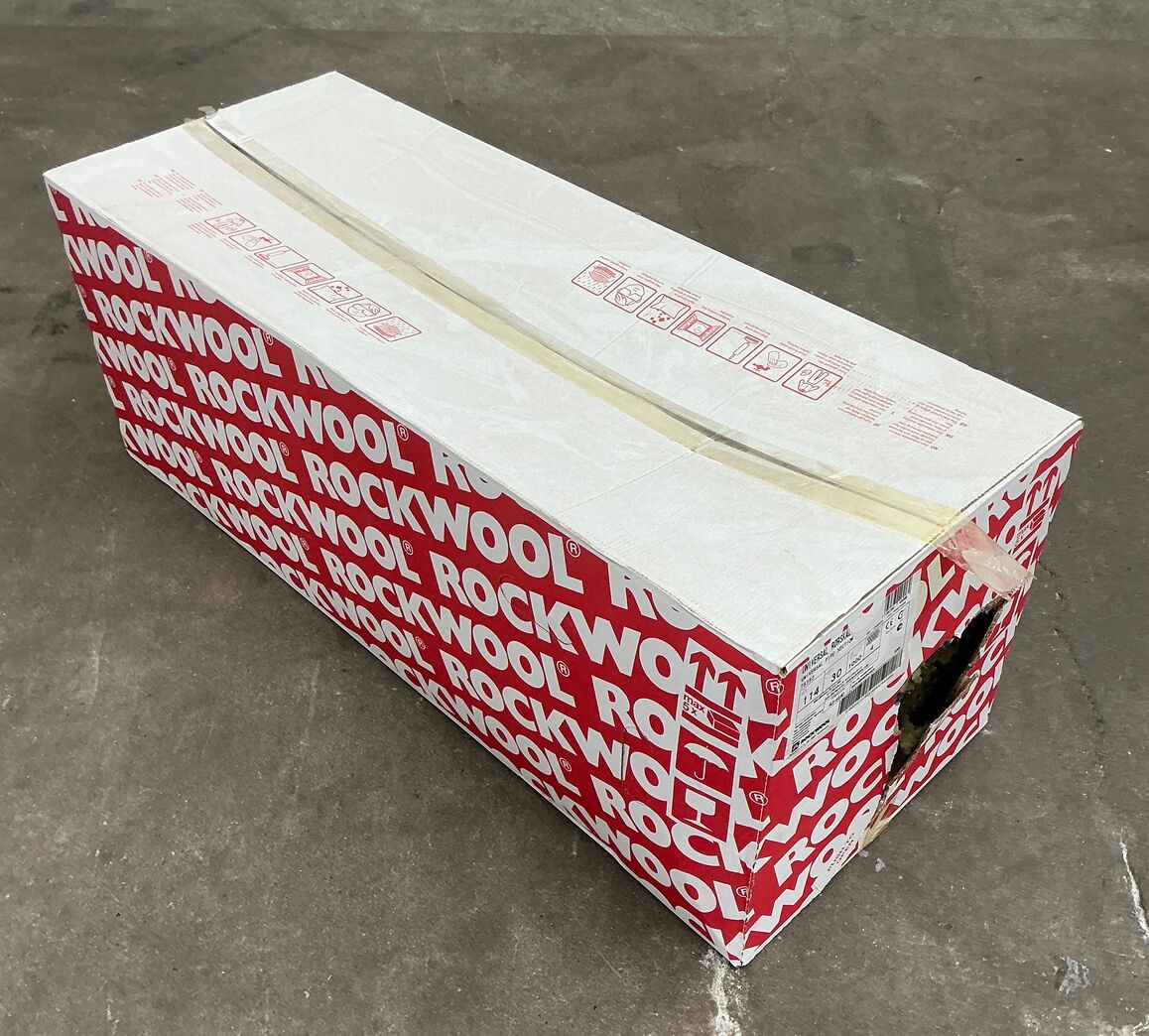 4 stk Rockwool rulle 30mm