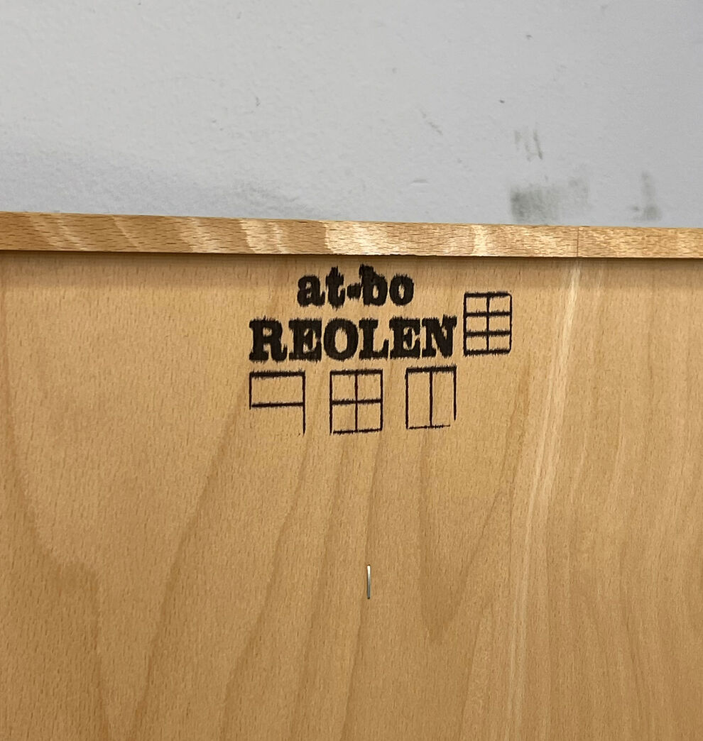 at-bo reol i massiv bøg - 70 x 70 x 30