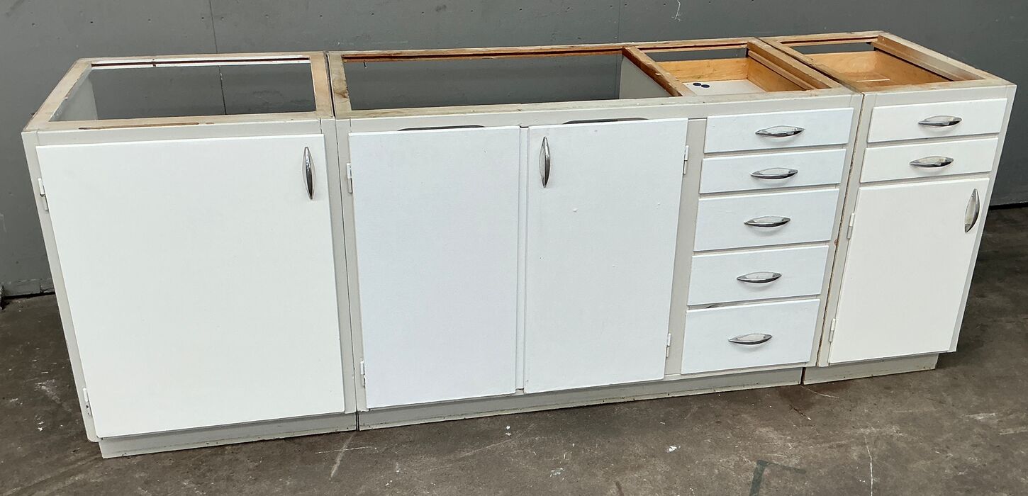 3 Køkkenmoduler fra 60'erne
