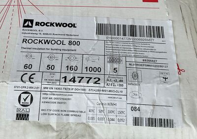 ROCKWOOL 800 Rørskål (60/50 mm)