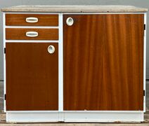 Original 60'er køkken med terrazzoplade