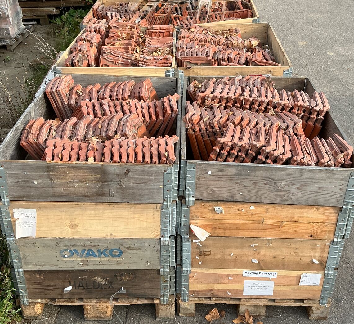 Rød falstagsten - Lysbro Teglværk - K21