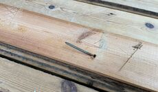 Brugt gulvbrædder i fyr, 20m2, 11,3 cm