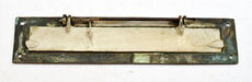 Brevsprække i messing 5,5x22,5 cm