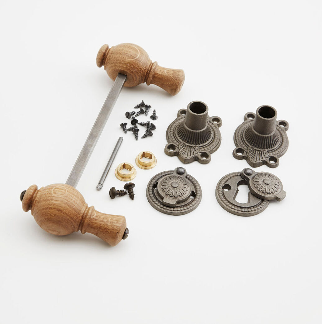 Trægreb til gammel dør - Parvus i eg