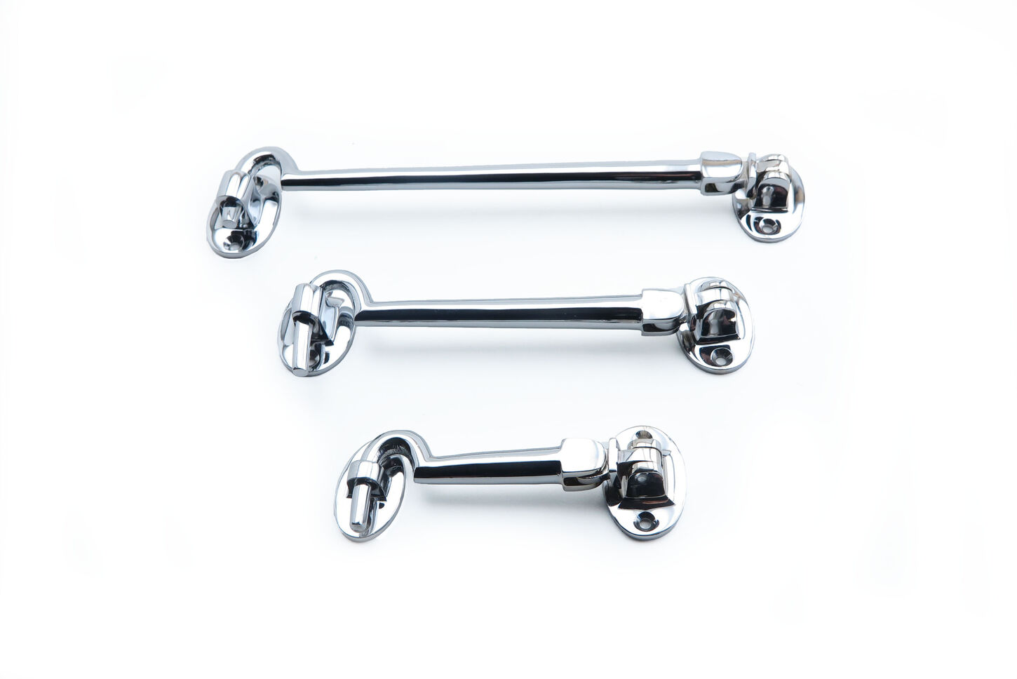 Kahytskrog i krom - 150 mm