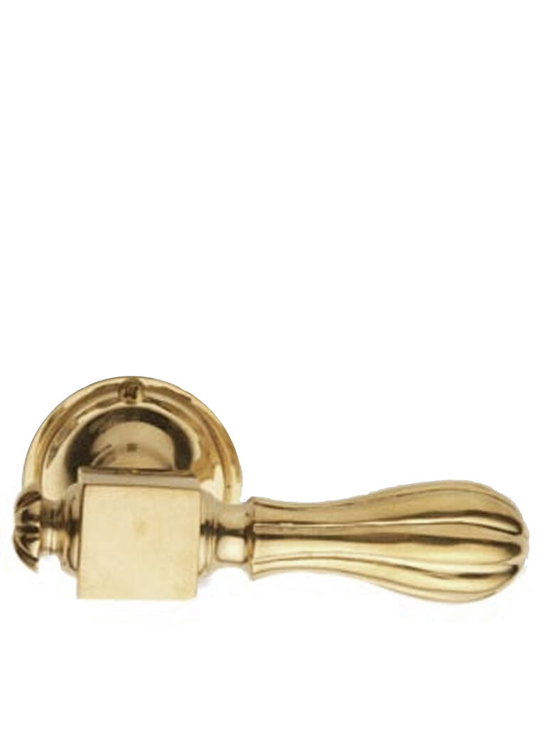 Riflet greb på roset - gammel dør