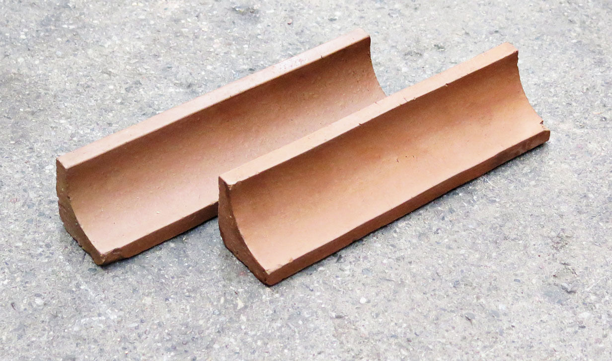 Hulkehlliste, rød klinke, 19,5cm