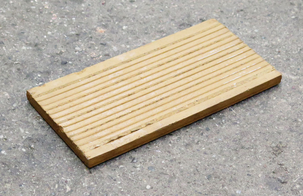Aflang gul Hasle klinke, 9,5x19,5cm Aflang gul Hasle klinke, 9,5x19,5cm