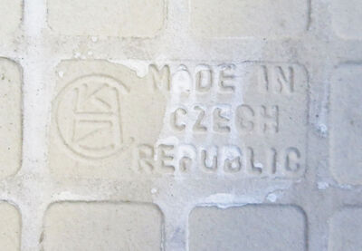 Hvid klinke, Taurus 14,7x14,7cm