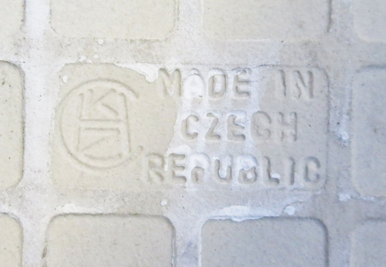 Hvid klinke, Taurus 14,7x14,7cm