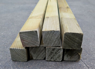 45x45 trykimprægneret 8 stk a 4200 mm