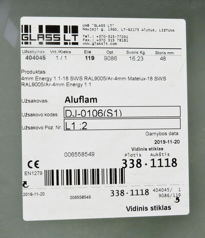 Alu termovindue Alu termovindue